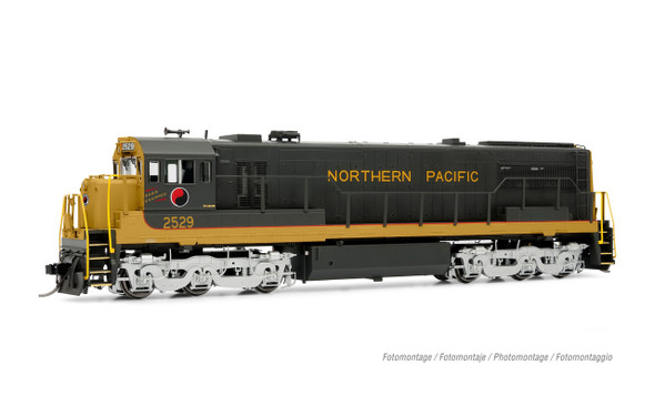 Rivarossi 2886STF - GE U25C (DCC and Sound) Northern Pacific (NP) 2529 - HO Scale