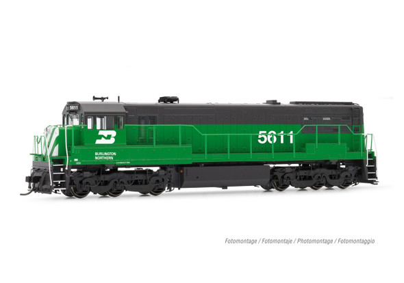 Rivarossi 2887TF - GE U25C (DC Silent) Burlington Northern (BN) 5611 - HO Scale