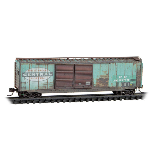 Micro-Trains Line 03444510 - 50' Standard Boxcar  ex-New York Central  Conrail Family Tree #4 Penn Central (PC) 208770 - N Scale