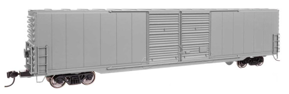 Walthers Mainline 910-3400 - 60' Pullman-Standard Double Door Auto Parts Boxcar Undecorated  - HO Scale
