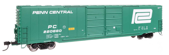 Walthers Mainline 910-3411 - 60' Pullman-Standard Double Door Auto Parts Boxcar Penn Central (PC) 220660 - HO Scale