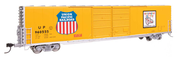 Walthers Mainline 910-3415 - 60' Pullman-Standard Double Door Auto Parts Boxcar Union Pacific (UP) 960555 - HO Scale
