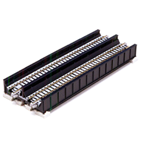 Kato 20-457 - 186mm (7 5/16") Double Track Plate Girder Bridge, Gray - N Scale