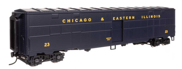 Walthers Proto 920-10829 - CBQ-Style Express Boxcar Troop Kitchen Conversion Chicago & Eastern Illinois (C&EI) 23 - HO Scale