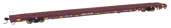 Walthers Proto 920-104622 - 89' Greenbrier TTX 110-Ton Flatcar Greenbrier Managment Services (AOKX) #44015 - HO Scale