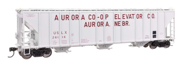 Walthers Proto 920-106181 - 55' Evans 4780 Covered Hopper Aurora Coop (USLX) 26135 - HO Scale