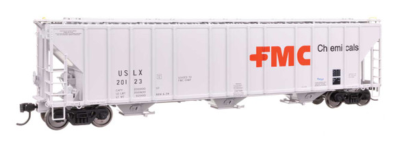 Walthers Proto 920-106186 - 55' Evans 4780 Covered Hopper FMC Chemicals (FMLX) USLX 20123 - HO Scale