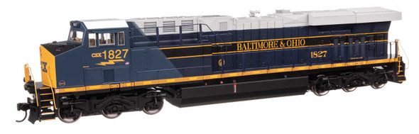 Walthers Mainline 910-10225 - GE ES44AC (DC Silent) CSX (CSXT) 1827 (Baltimore & Ohio Heritage) - HO Scale