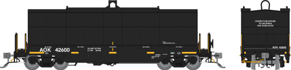 Rapido 168001A-42644 - Greenbrier Transverse Coil Car Arkansas-Oklahoma Railroad (AOK) 42644 - HO Scale