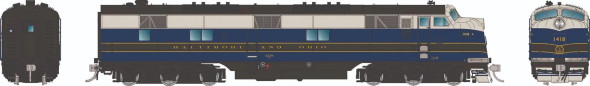 PRE-ORDER: Rapido 29003 - EMD E7A (DC Silent) Baltimore & Ohio (B&O) 1428 - HO Scale