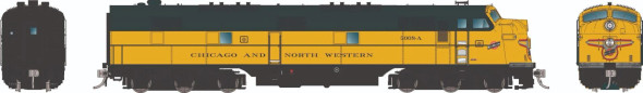 PRE-ORDER: Rapido 29009 - EMD E7A (DC Silent) Chicago & Northwestern (CNW) 5013B - HO Scale
