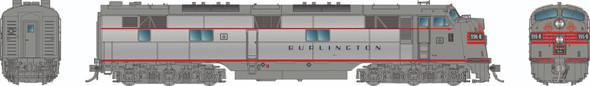 PRE-ORDER: Rapido 29015 - EMD E7A (DC Silent) Chicago, Burlington & Quincy (CB&Q) 9931B - HO Scale