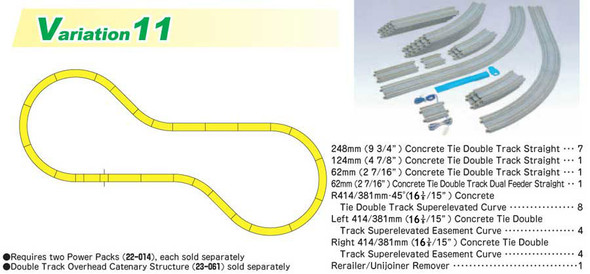 Kato 20-8701 - V11 Double Track Set - N Scale