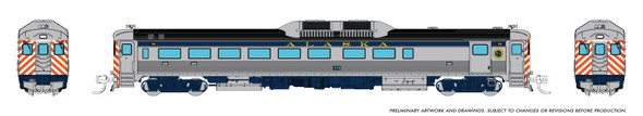 PRE-ORDER: Rapido 516015 - Budd RDC-2 (Ph 1) (DC Silent) Alaska Railroad (ARR) 712 - N Scale