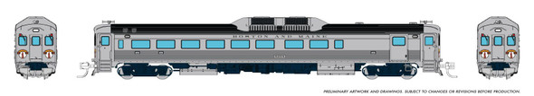 PRE-ORDER: Rapido 516020 - Budd RDC-2 (Ph 1) (DC Silent) Boston & Maine (BM) 6204 Minuteman - N Scale