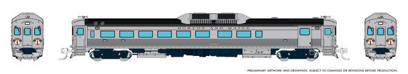 PRE-ORDER: Rapido 516521 - Budd RDC-2 (Ph 1) (DCC and Sound) Boston & Maine (BM) 6209 Minuteman - N Scale