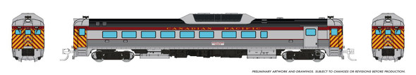 PRE-ORDER: Rapido 516530 - Budd RDC-2 (Ph 2) (DCC and Sound) Canadian Pacific (CP) 9107 Maroon - N Scale
