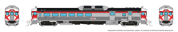 PRE-ORDER: Rapido 516062 - Budd RDC-3 (Ph 1) (DC Silent) Canadian Pacific (CP) 9022 Action Red - N Scale