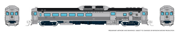 PRE-ORDER: Rapido 516067 - Budd RDC-3 (Ph 1) (DC Silent) New Haven (NH) 126 - N Scale