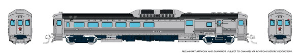 PRE-ORDER: Rapido 516572 - Budd RDC-3 (Ph 1) (DCC and Sound) Northern Pacific (NP) B42 - N Scale