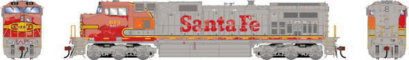 PRE-ORDER: Athearn Genesis 2751 - GE Dash 9-44CW (DC Silent) BNSF 613 Primed For Grime Warbonnet - HO Scale