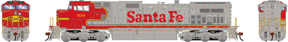 PRE-ORDER: Athearn Genesis 2770 - GE Dash 9-44CW (DCC and Sound) Atchison, Topeka and Santa Fe (ATSF) 610 - HO Scale