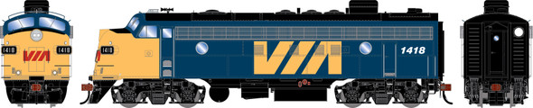 PRE-ORDER: Athearn Genesis 2853 - EMD FP7 (DCC and Sound) VIA Rail Canada (VIA) 1418 - HO Scale