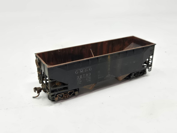 Pre-Owned:  2-Bay Hopper Gulf Mobile and Ohio (GM&O) 32793 - HO Scale