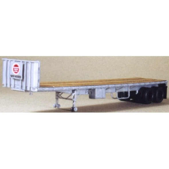 Lonestar Model 5019 - Trailmobile 40' Trailer Kit - Missouri Pacific Lines, C&EI, and Texas Pacific Lines (Silver)   - HO Scale Kit