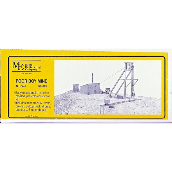 Micro Engineering 60-002 - Poor Boy Mine Kit - N Scale