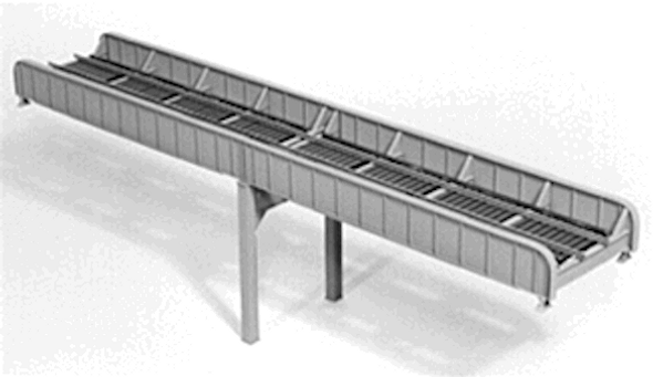 Micro Engineering 75522 - Thru Girder Bridge, 100ft Two Span, Single Track - HO Scale