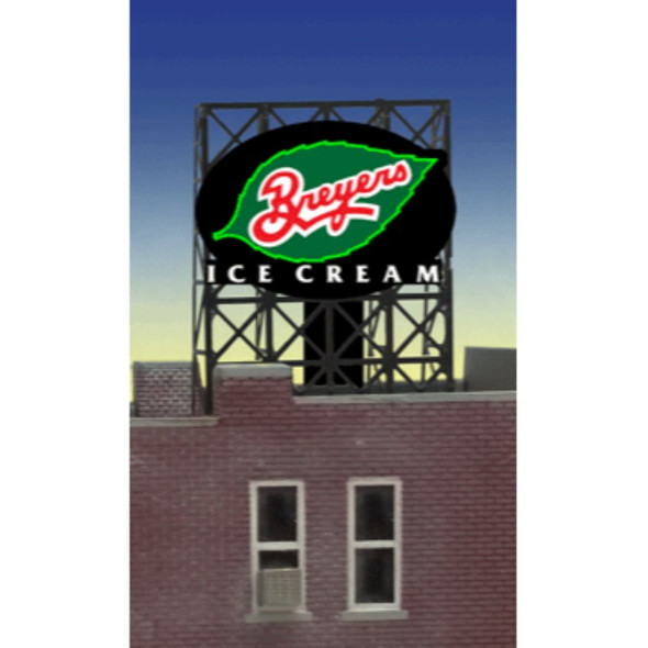 Miller Engineering #338810 - Animated Breyers Billboard - N or Z Scale