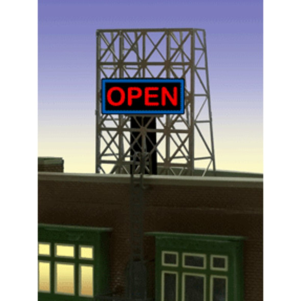 Miller Engineering #339045 - Animated Open Billboard - N or Z Scale