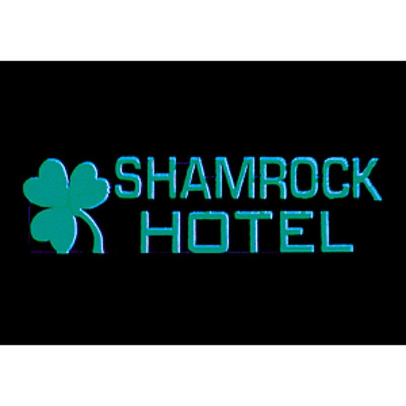 Miller Engineering 6182 - Horizontal Sign Shamrock Medium