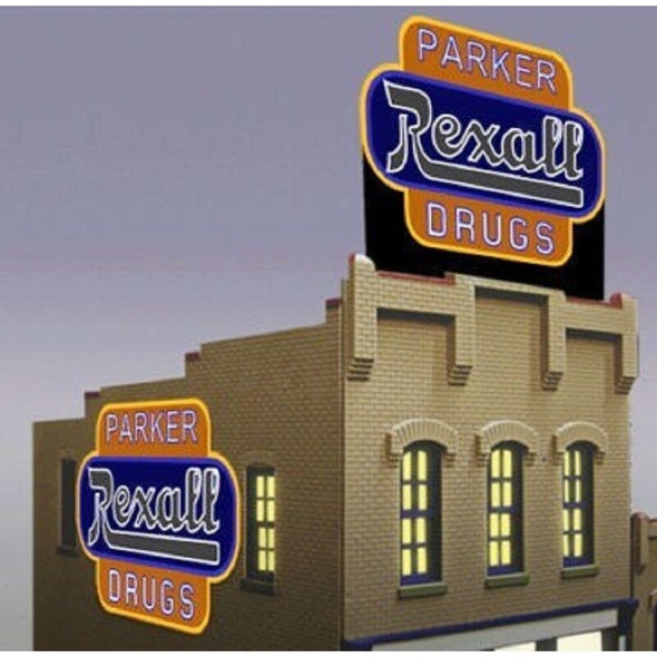 Miller #7582 - Animated Sign - Rexall Drugs - N/HO