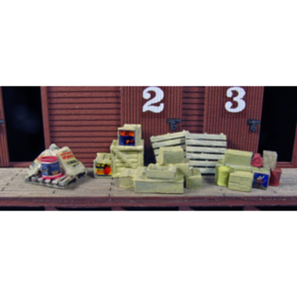 Monroe Models 2303 - Loading Dock Junk Unpainted Metal - HO Scale