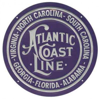 Microscale 10012 - Die-Cut Metal Sign - Atlantic Coast Line