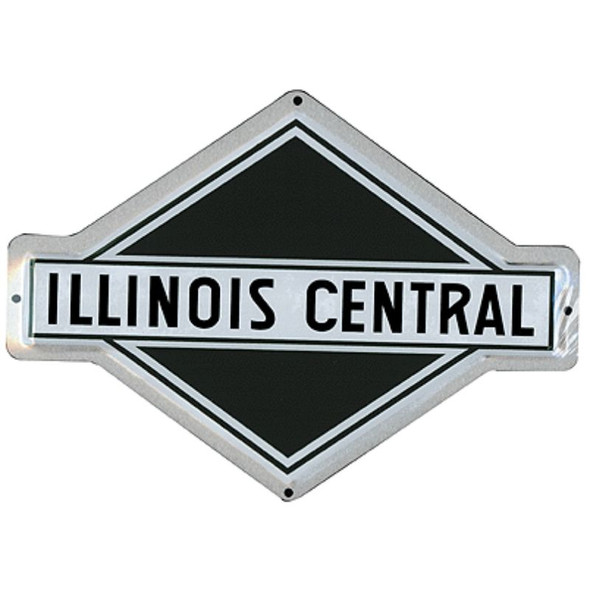 Microscale 10015 - Die-Cut Metal Sign -- Illinois Central