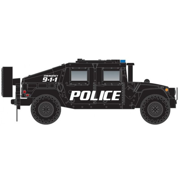 Micro-Trains Line 49945955 - Police Humvees - 2 Pack    - N Scale