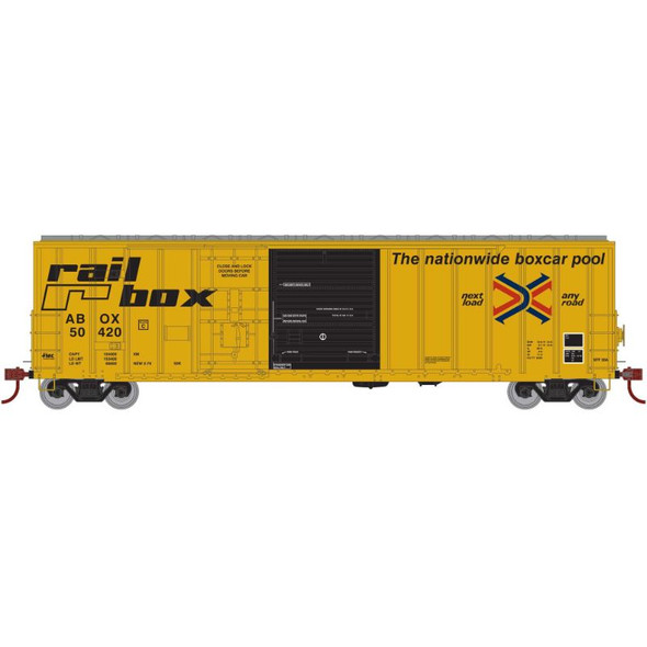 Athearn 71000 - 50' FMC Combo Door Box Car Railbox (RBOX) 50420 - HO Scale