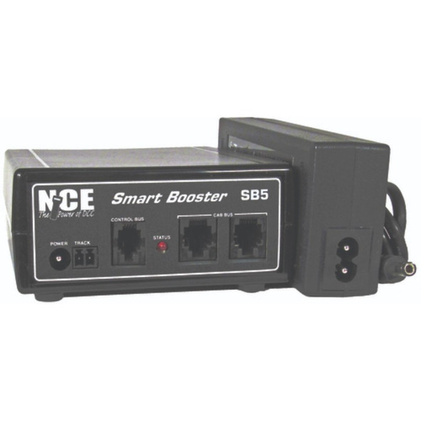 NCE 0027 - SB5 Smart Booster 5Amps of Power (includes power supply)