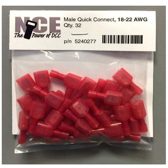 NCE 277 - Male Quick Connects 32 Pack    - Multi Scale