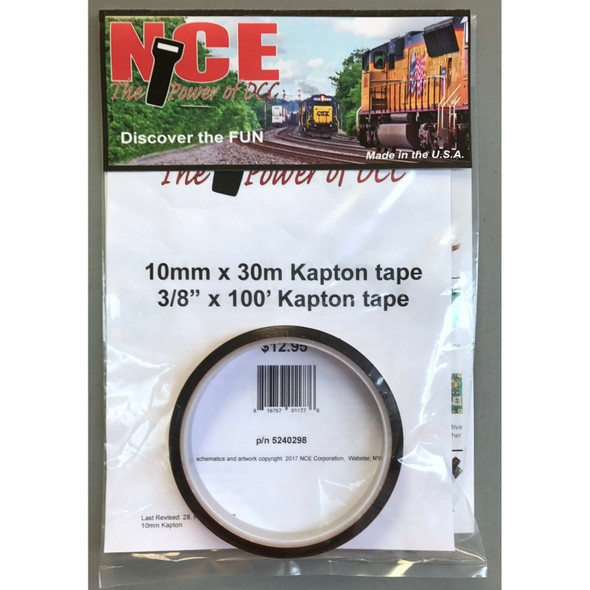 NCE 0298 - 10mm x 100ft Kapton Tape