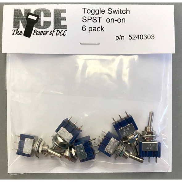 NCE 303 - SPDT Toggle Switch 6 Pack    - Multi Scale