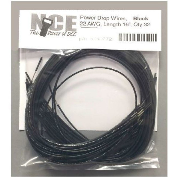 NCE 272 - Power Drop Wires Black 32 Pack    - Multi Scale