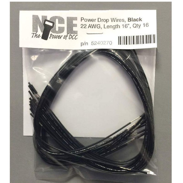 NCE 288 - Power Drop Wires Black 10 Pack    - Multi Scale