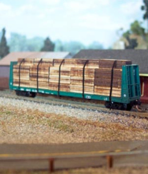 Osborn Models 3070 - Flat Car Lumber Load - N Scale