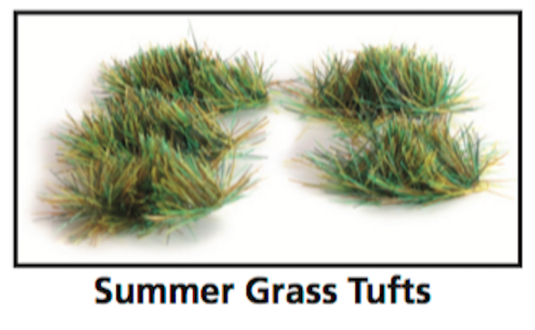 Peco PSG-50 - Self Adhesive Summer Grass Tufts 100/pack