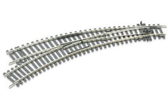 PECO ST-245 - Left Hand Curved Dbl Radius Turnout Code 100- HO Scale