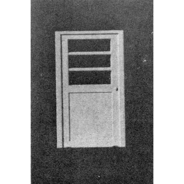Pikestuff 1104 - Personnel Door 3 pane window. (3 each) - HO Scale